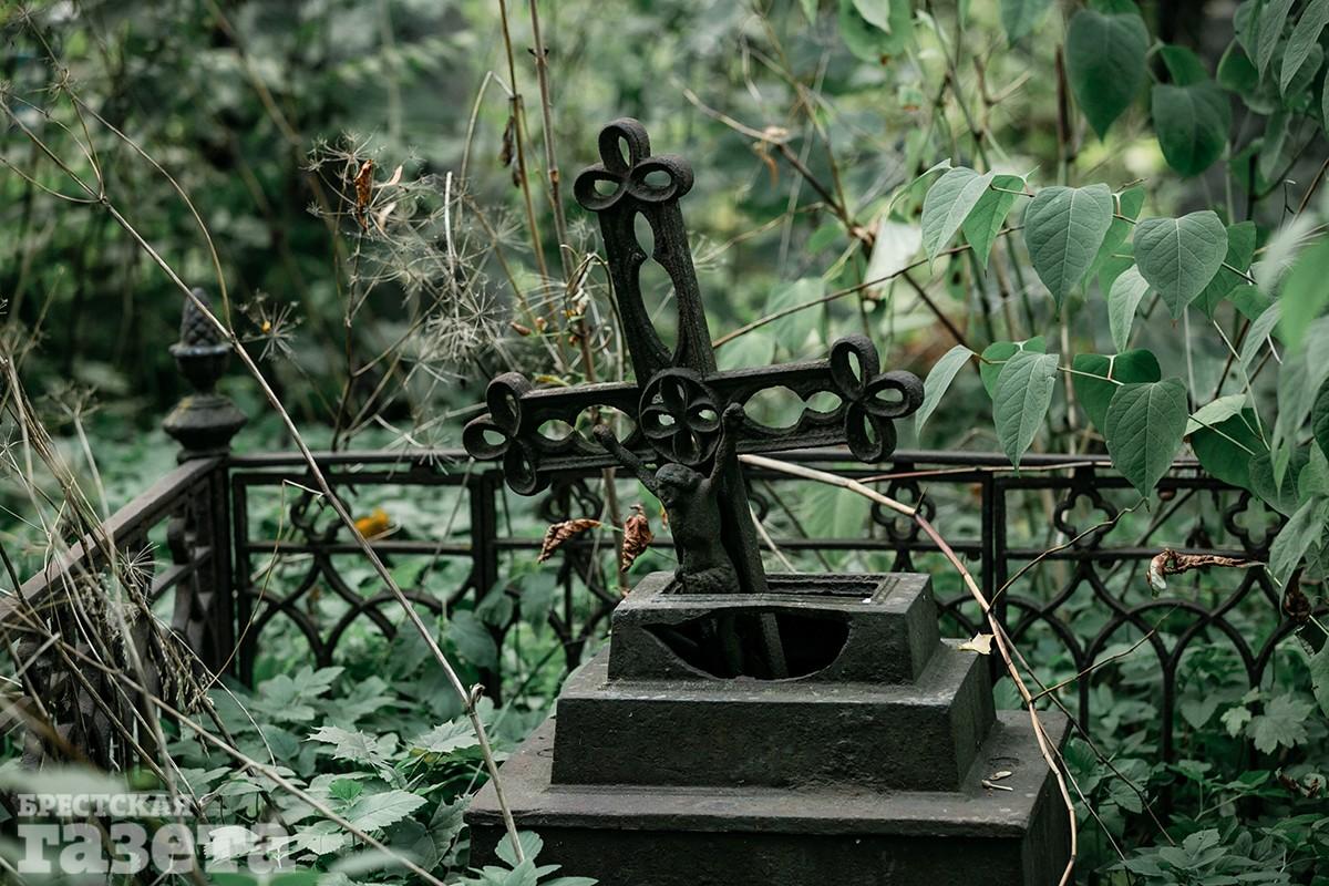 Экскурсия по Тришинскому кладбищу в Бресте с краеведом Иваном Чайчицем. Фото: "Брестская газета"