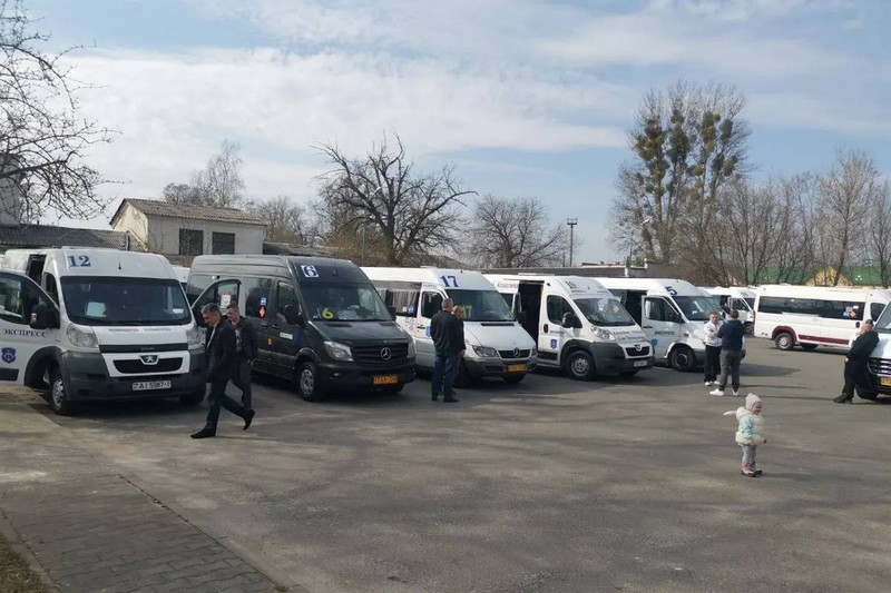 Маршрутки в Бресте. Иллюстративное фото Брестского горисполкома