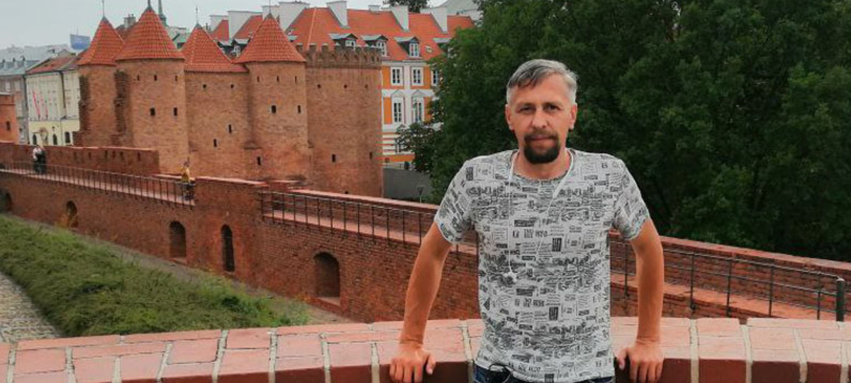 Александр Романович, пинский правозащитник и активист. Фото: BYSOL