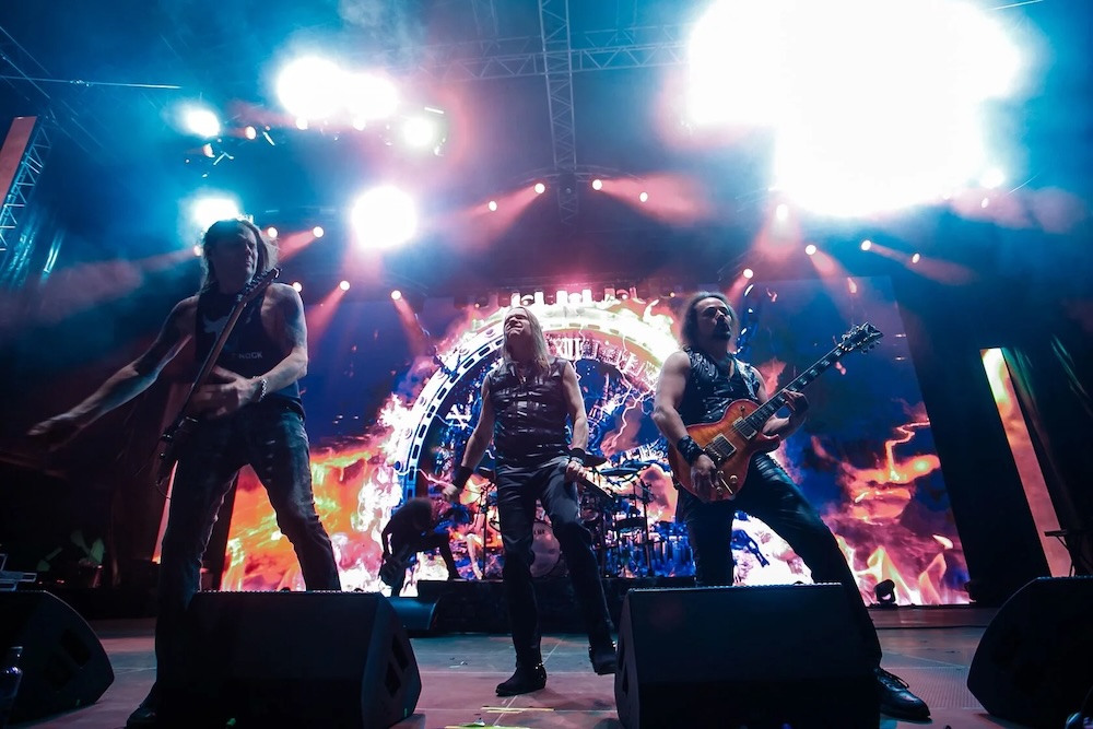 Валерий Кипелов на прошлогоднем рок-фестивале «Солнцестояние» в Пружанах. Фото: Fest Team.