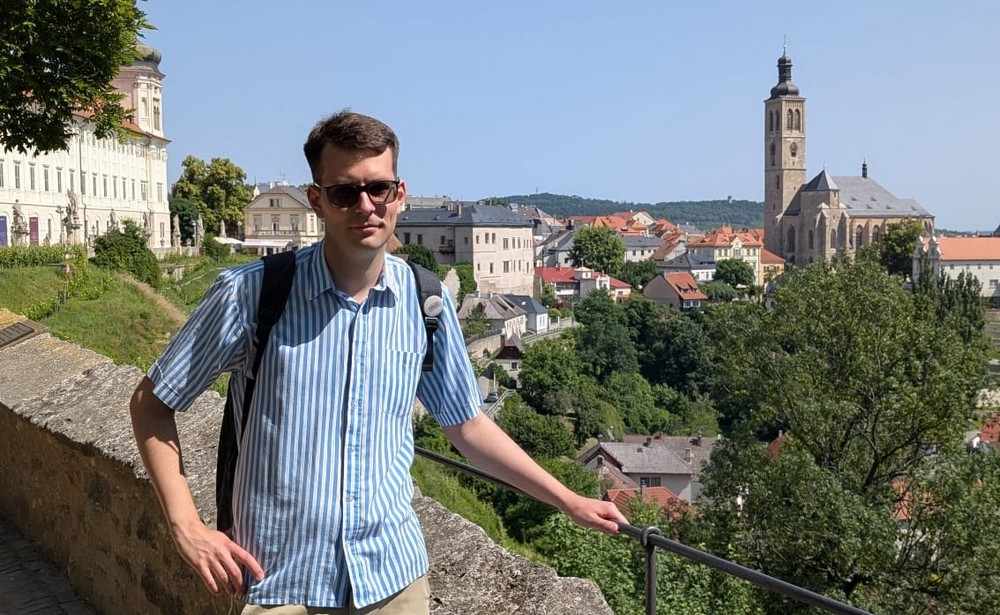 Александр Паршенков в Кутной Горе. Фото: Камил Болдан