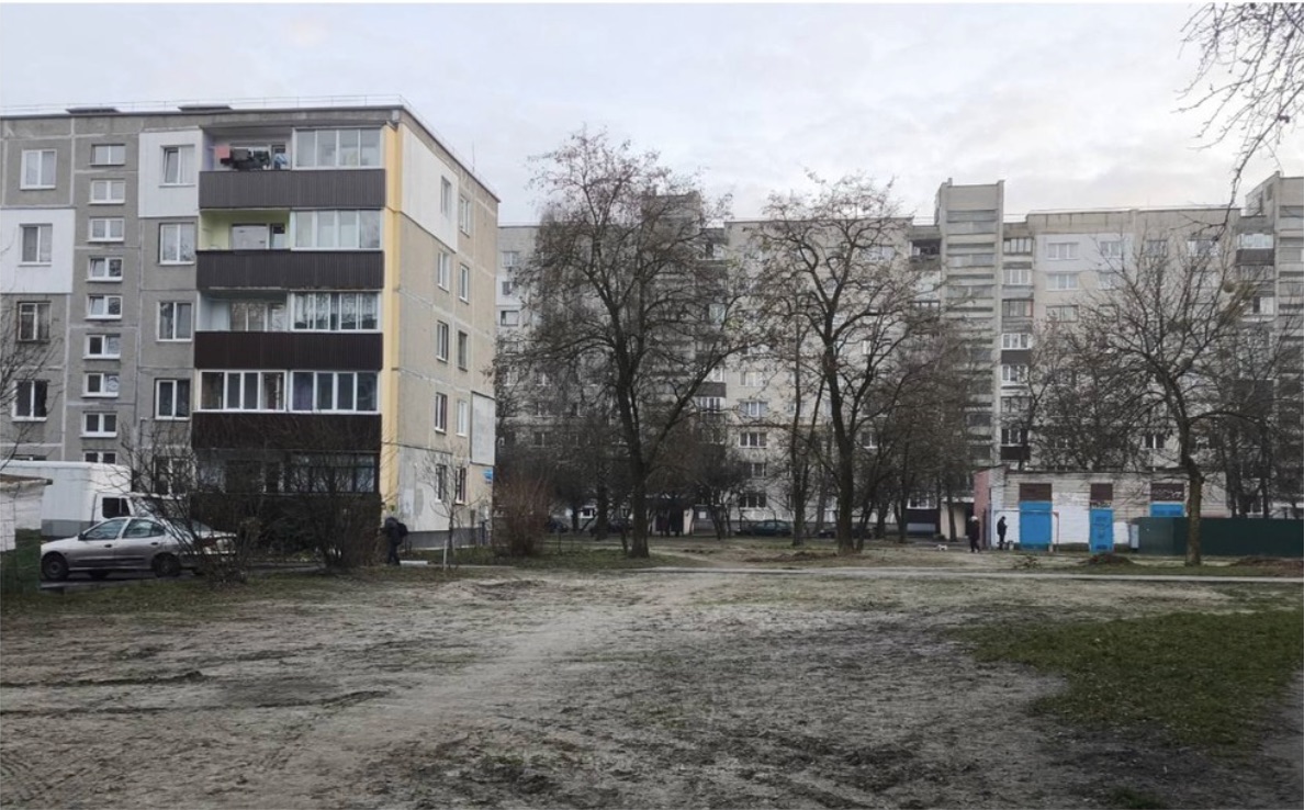 Один из дворов на Московской, 346. 