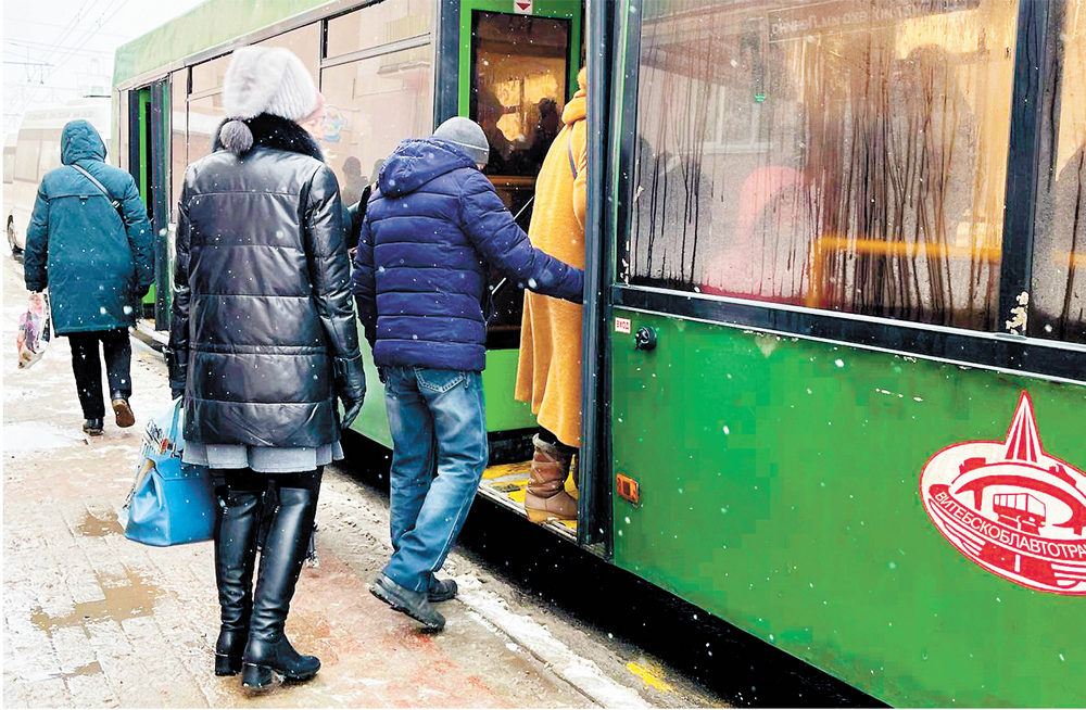 Городской автобус в Витебске