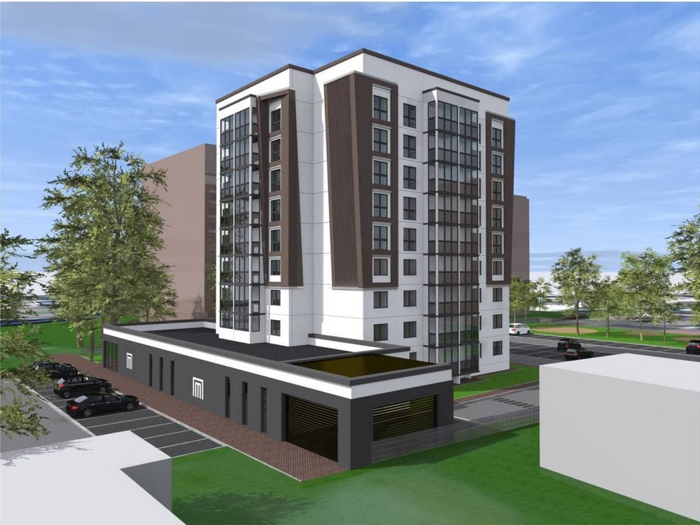 Проект дома на улице Менжинского в Бресте, который так и не реализовали