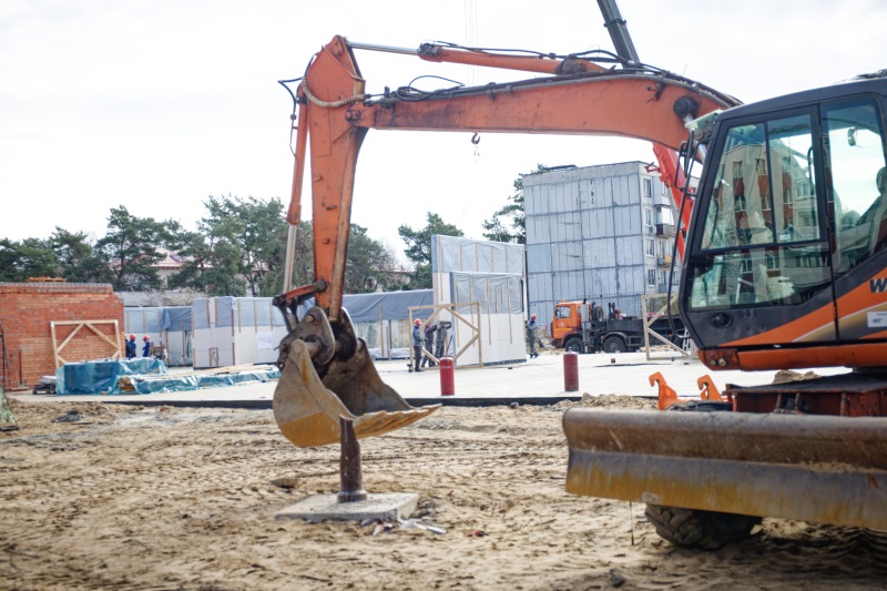 Строительство детского сада в Южном в Бресте в апреле 2026 года